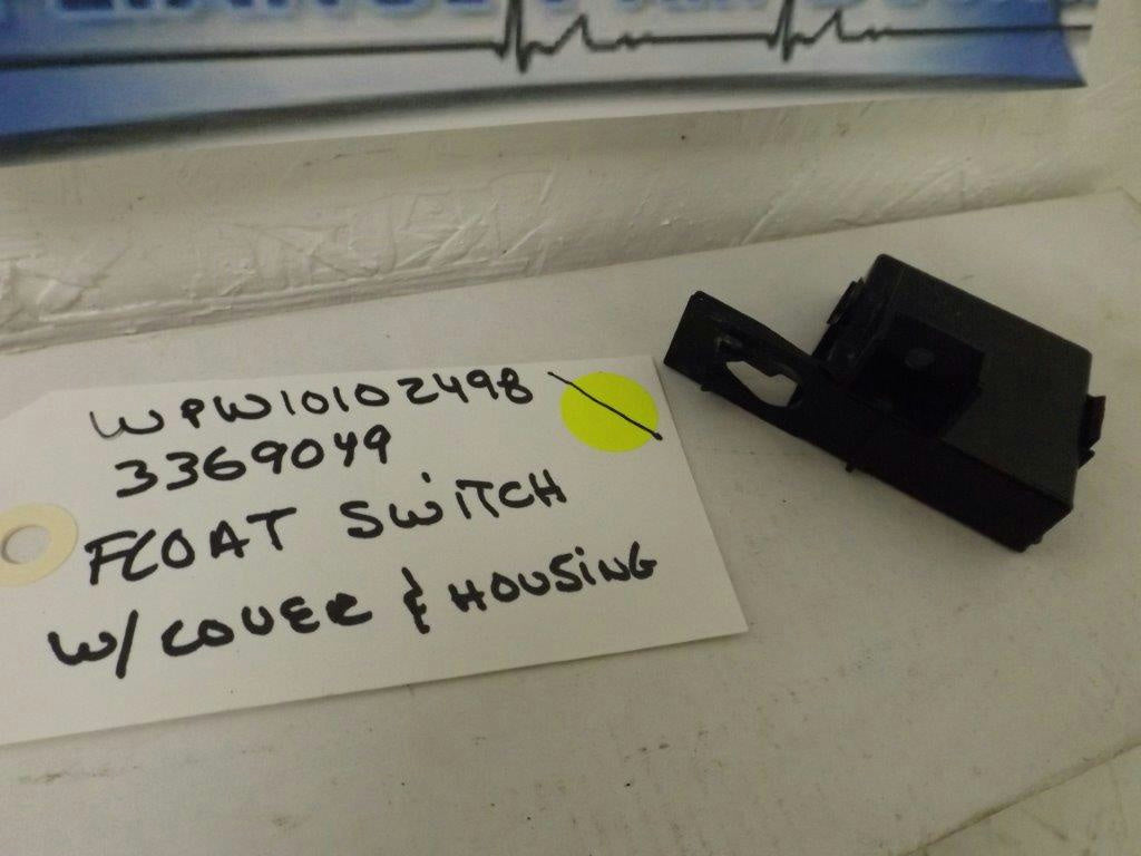 KENMORE DISHWASHER W10102498 3369049 FLOAT SWITCH W/COVER & HOUSING USED KENMORE DISHWASHER W10102498 3369049 FLOAT SWITCH W/COVER & HOUSING USED